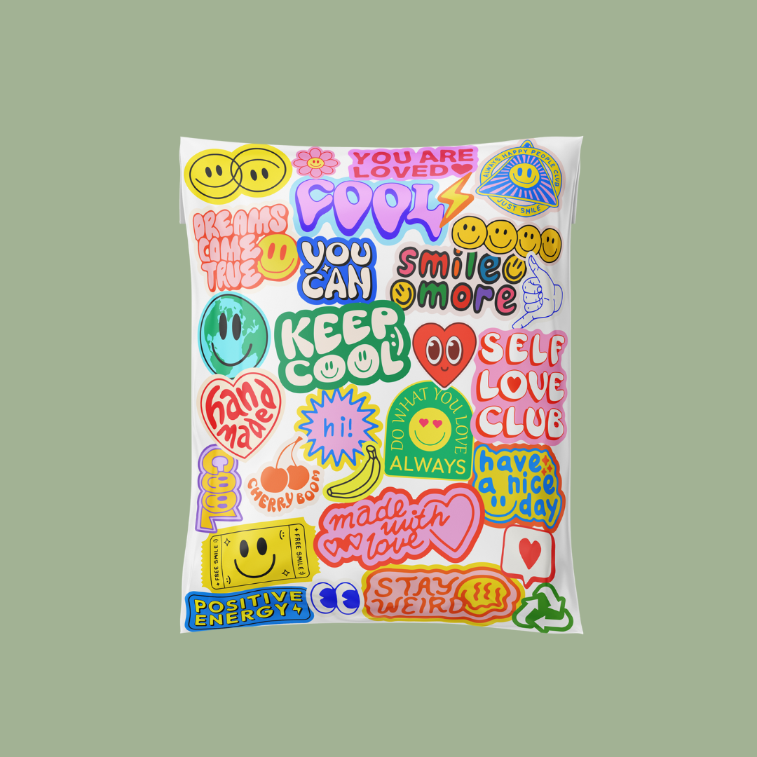10x13" Stickers Poly Mailer