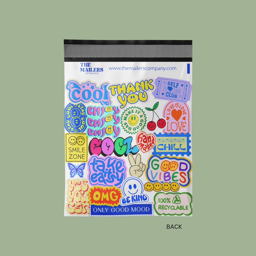 10x13" Stickers Poly Mailer