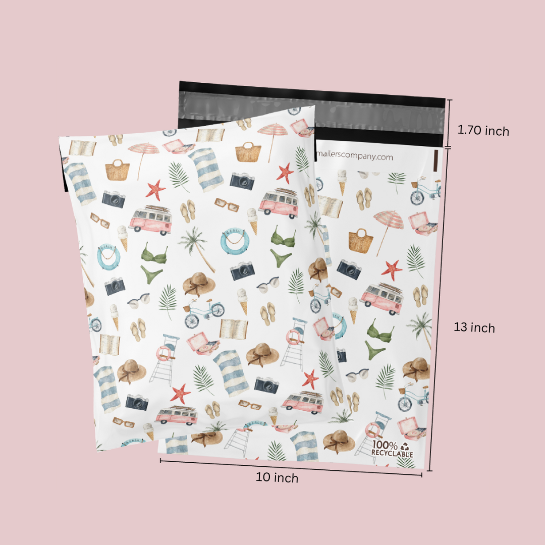 10x13" Beach Poly Mailers