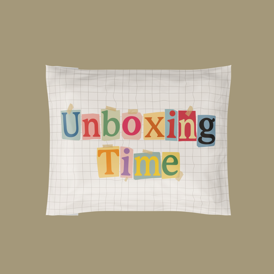 10x13" Unboxing Time Poly Mailer