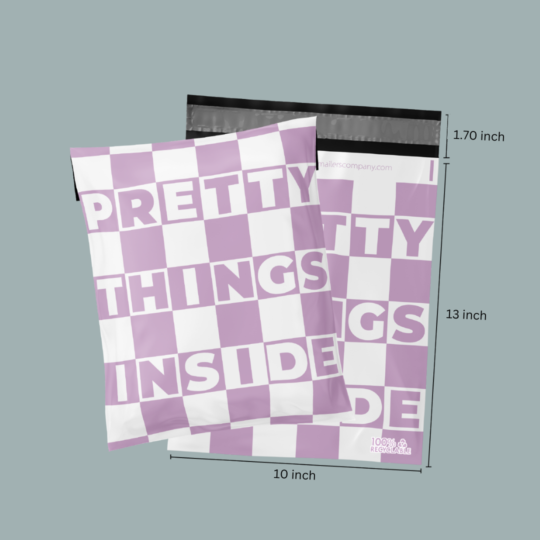 10x13" Pretty Things Inside Poly Mailer