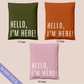 10x13" Hello I'm Here Mix Poly Mailer