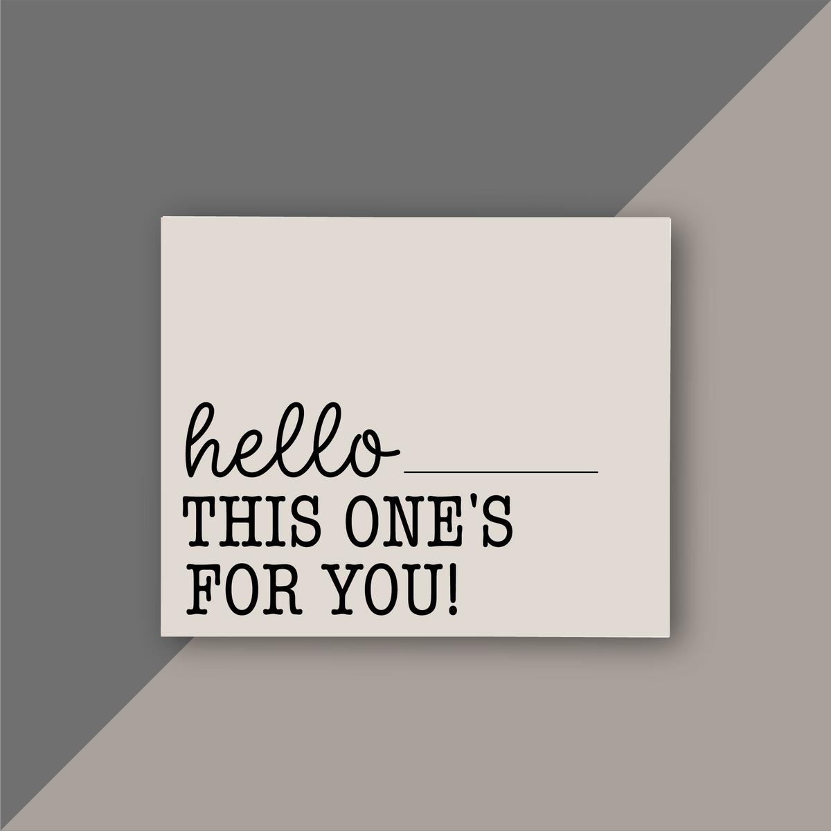 Print Hello Insert Value Insert Cards