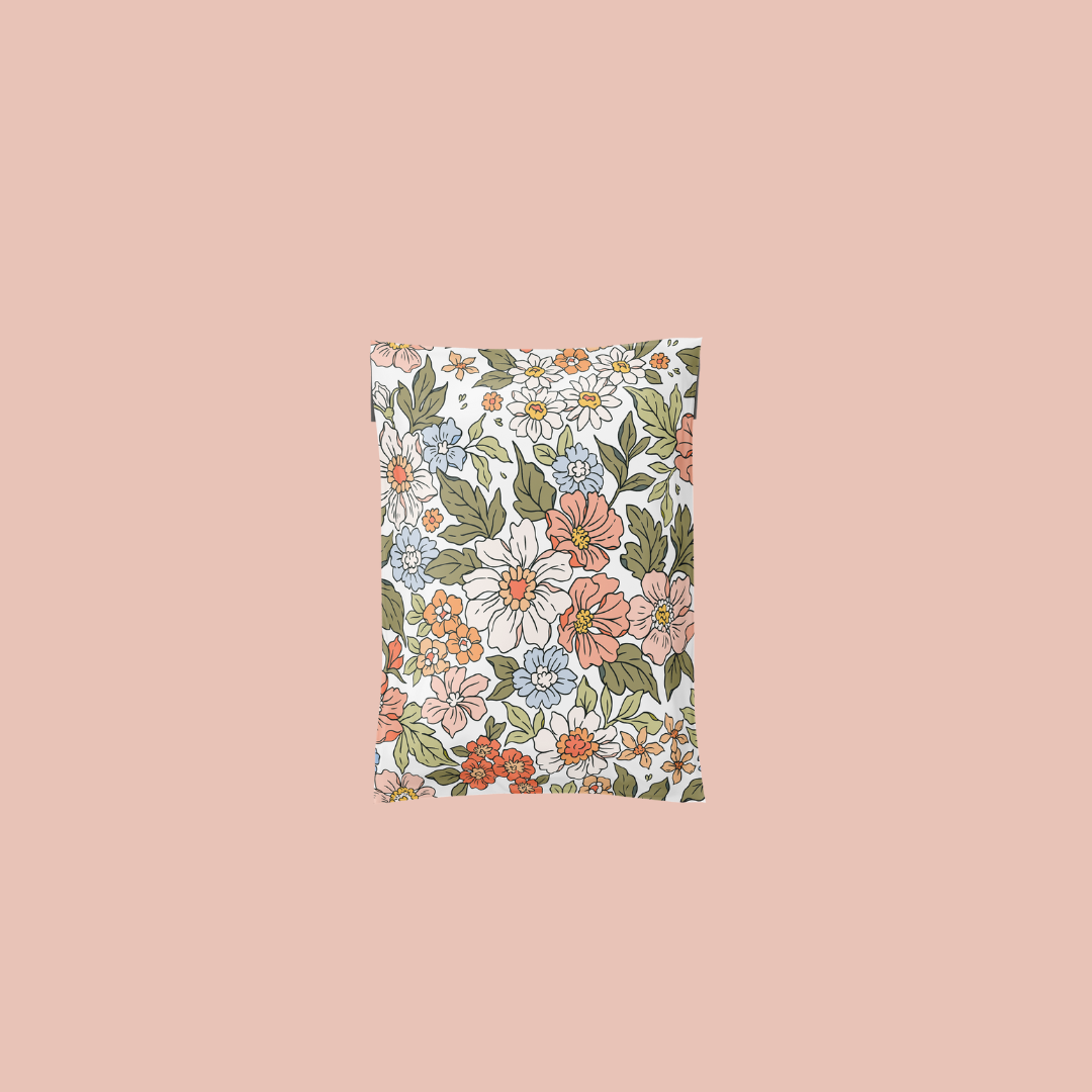 6x9" Summer Flowers Poly Mailer