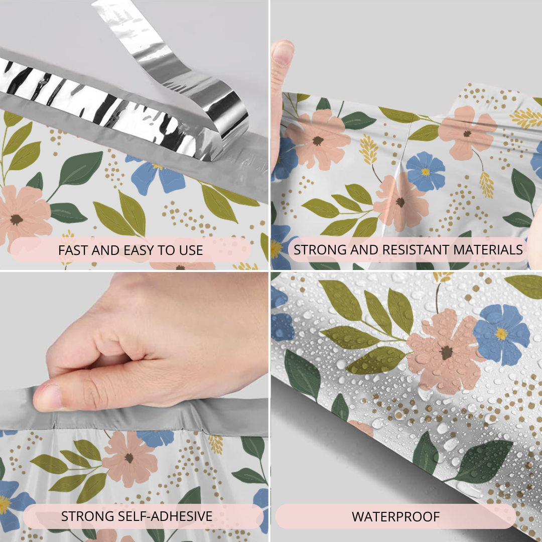 14x19" Spring Flower Poly Mailer