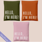 14x19" Hello I'm Here Mix Poly Mailer