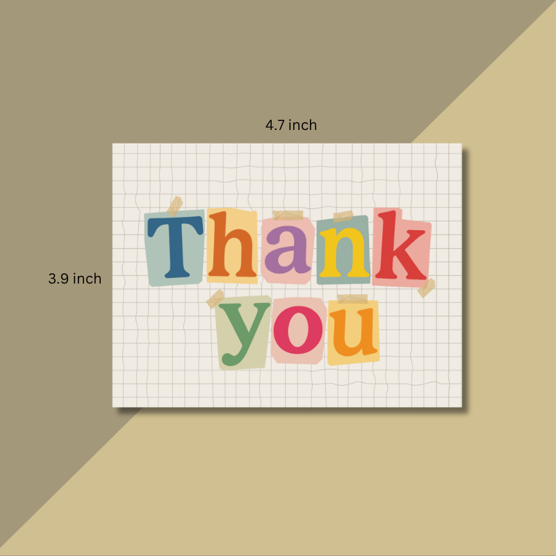 Insert Cards "Thank You"