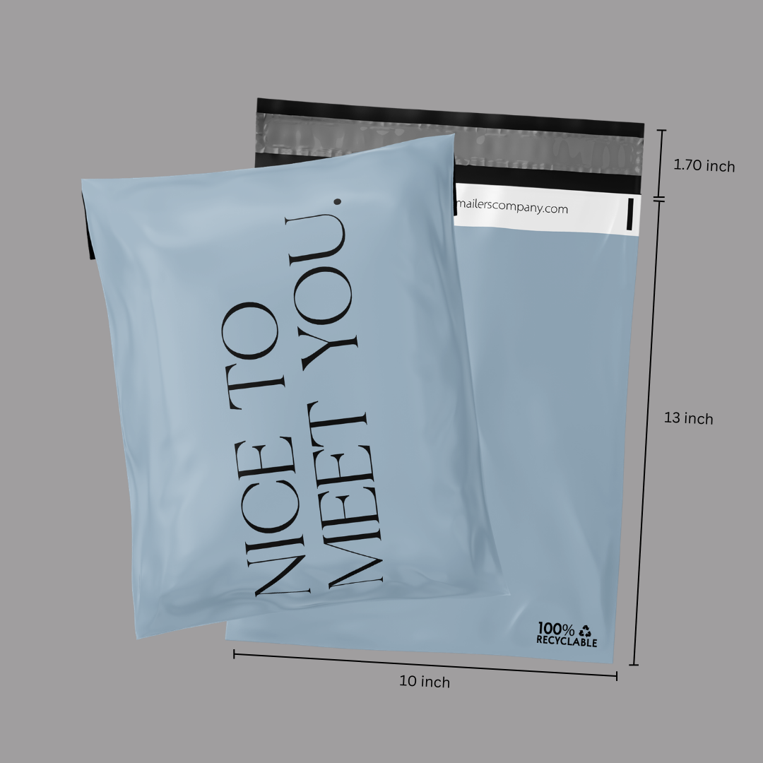 10x13" Nice to Meet You Poly Mailer