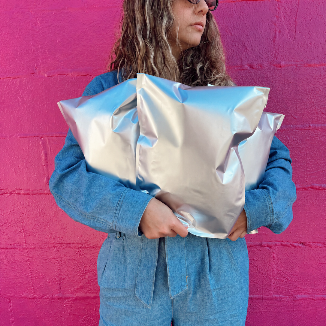 10x13" Metallic Poly Mailers