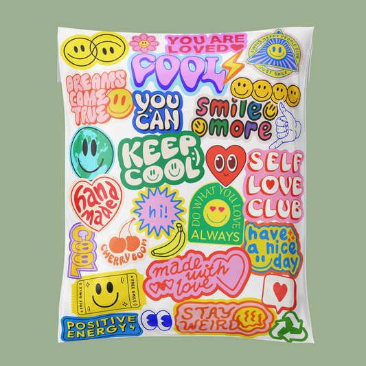 14x19" Stickers Poly Mailer