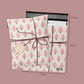 10x13" Pink Christmas Poly Mailer