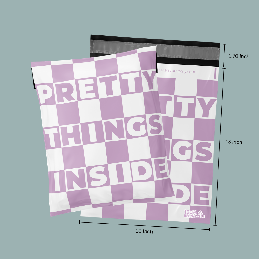 10x13" Pretty Things Inside Poly Mailer