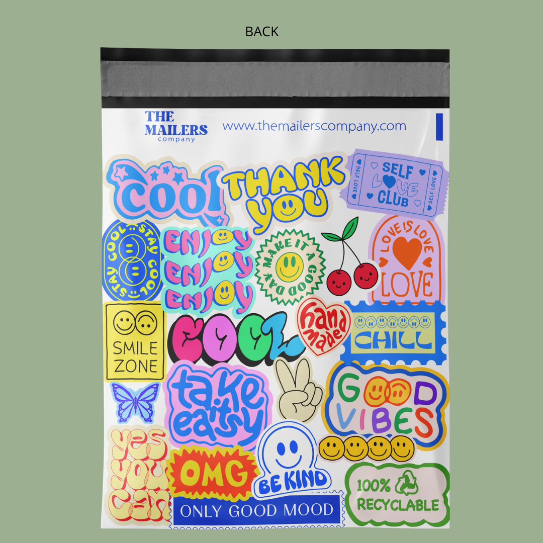 14x19" Stickers Poly Mailer