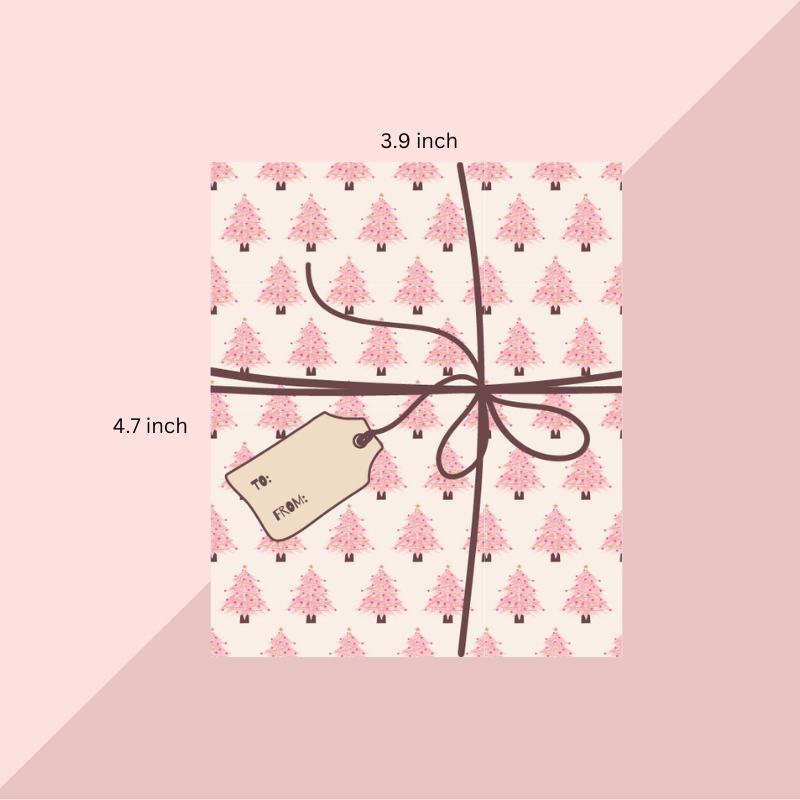 Insert Cards "Pink Christmas"