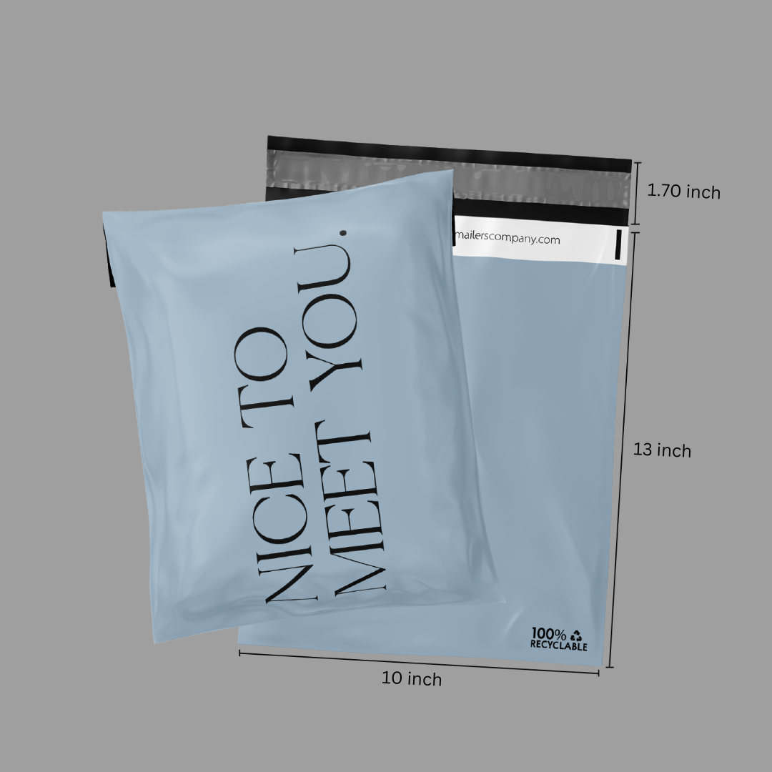 10x13" Nice to Meet You Poly Mailer