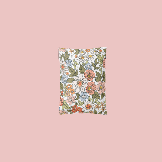 6x9" Summer Flowers Poly Mailer