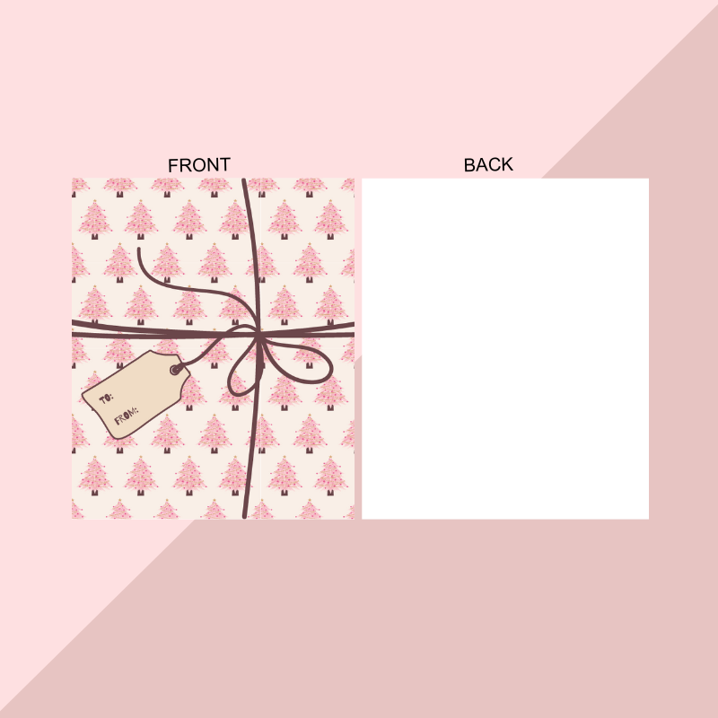 Insert Cards "Pink Christmas"