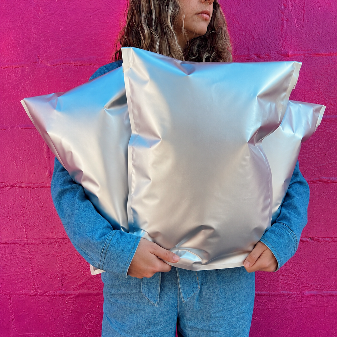14x19" Metallic Poly Mailers