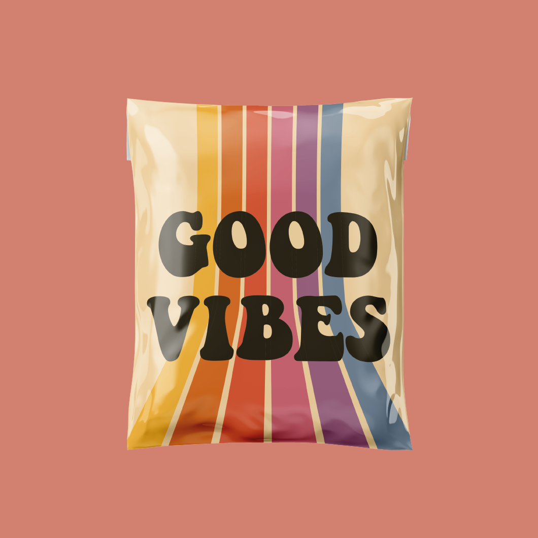 10x13" Good Vibes Poly Mailers