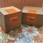 Sticker "Thank you" Orange