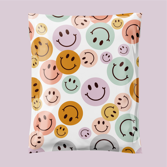 14 x19" Happy Faces Poly Mailer