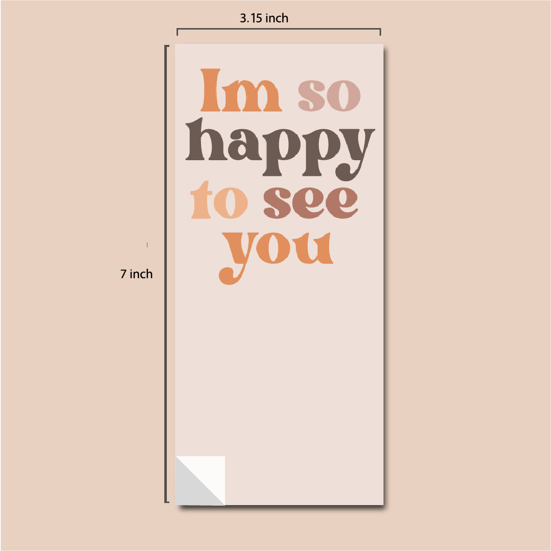 Sticker “Im so happy to see you”